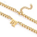 GHIUYUI - Virgo Necklace for men