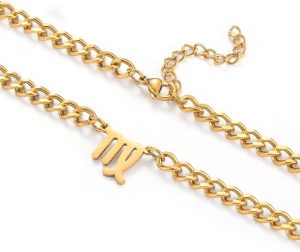 GHIUYUI - Virgo Necklace for men