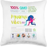 Zodiac sign Aquarius Throw Pillow - Aquarius Pillow for men