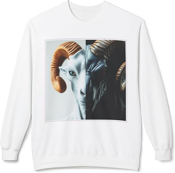 ARIES Zodiac Star Sign Sweatshirt (White) | Unisex Pullover For Astrology & Tarot Enthusiasts - Aries Sweatshirt for men