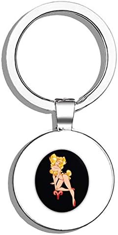 Aries Horoscope Sign Sexy Metal Steel Keychain Ring Double Side Key Chain - Aries Keychain for men