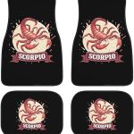 Zodiac Sign Scorpio Floor Mats for Cars 4-Piece All-Season Floor Mats Automotive Liners Print Car Carpet Auto Interior Decor - Virgo Car Floor Mat for men