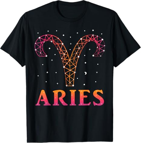 Aries Zodiac Sign Men Women Kids Aries March April Birthday T-Shirt - Aries T-Shirt for men