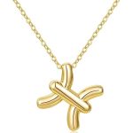 KissYan Zodiac Necklace, 14K Gold Plated Bubble Constellation Horoscope Sign Pendant Astrology Jewelry Birthday Gifts for Women - Pisces for men
