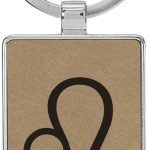 LaserGram - Leo Keychain for men