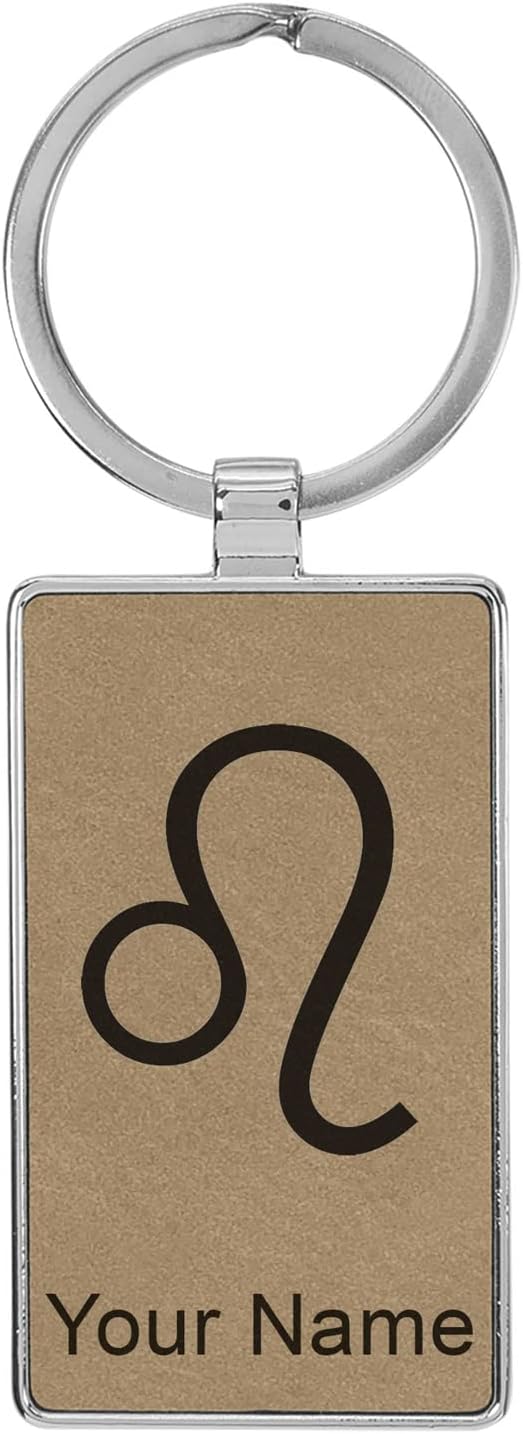 LaserGram - Leo Keychain for men