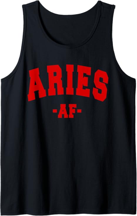 ARIES ASTROLOGY ZODIAC SIGN DECORATIONS WOMEN MEN KIDS Tank Top - Aries T-Shirt for men