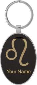 LaserGram - Leo Keychain for men