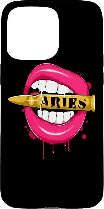 Aries Zodiac Sign Girl Birthday March April Case for iPhone 15 Pro Max - Aries Phone Case for men