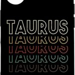 Taurus Vintage Zodiac Birthday Star Sign Bday May and April Case for iPhone 16 - Taurus Phone Case for men