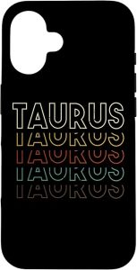 Taurus Vintage Zodiac Birthday Star Sign Bday May and April Case for iPhone 16 - Taurus Phone Case for men