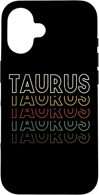 Taurus Vintage Zodiac Birthday Star Sign Bday May and April Case for iPhone 16 - Taurus Phone Case for men