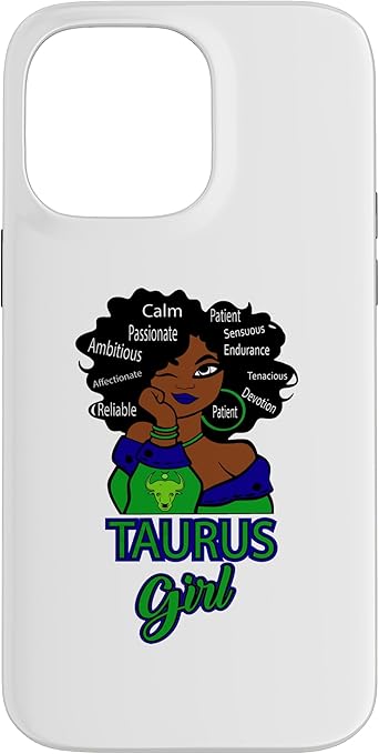 iPhone 14 Pro Max Taurus Zodiac Birthday Girl Tshirt Case - Taurus Phone Case for men