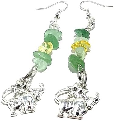 Handmade - Taurus Earrings for men