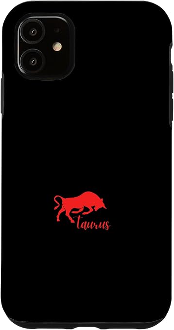 Taurus Bull Red Case for iPhone 11 - Taurus Phone Case for men