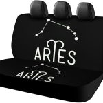 Aries Constellation Funny Car Back Seat Covers Print Seat Head Rest Protector Case Fits for Most Cars - Aquarius Car Seat Cover for men