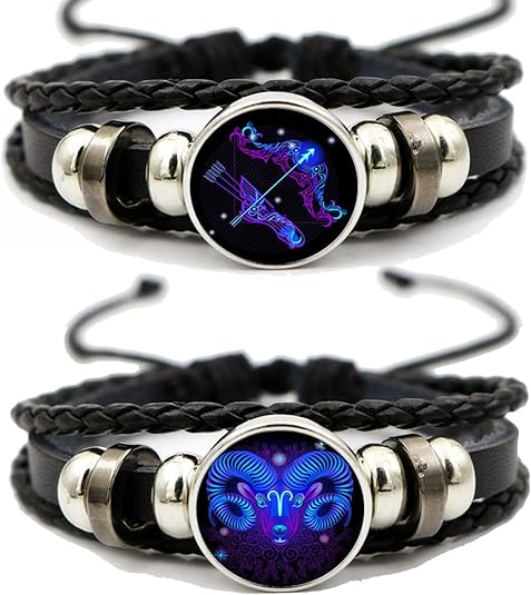 Zodiac Couples Bracelets Best Friend Bracelet Astrological Signs Matching Bracelets for Couples Bff bracelets Jewelry - Aries Bracelet for men