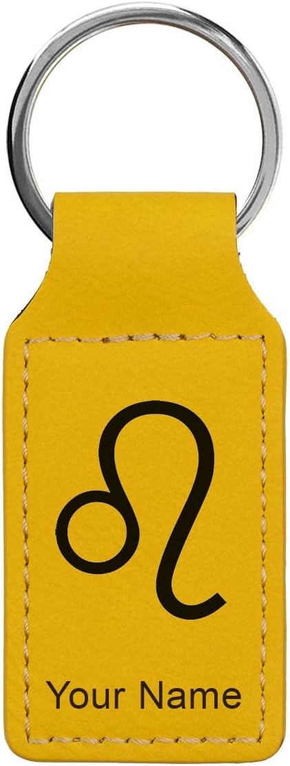 LaserGram - Leo Keychain for men