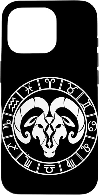Sign Zodiac Aries March April Case for iPhone 16 Pro - Aries Phone Case for men