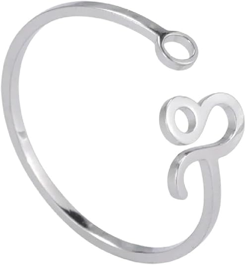 New 2025 Stainless Steel Zodiac Rings For Women 12 Star Signs Open Ring Aries Leo Virgo Gemini Pisces Scorpio Birthday Gift Jewelry With You Accessories Trendy Best For Gift - Aries Ring for men