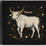 Zodiac Sign Taurus Printed Wallets for Men Slim Bifold Wallet with Multiple Card Slots Custom Present - Taurus for men