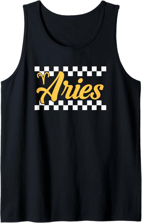 Aries Zodiac Sign Horoscope March April Birthday Tank Top - Aries T-Shirt for men