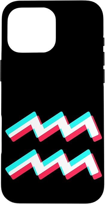 Aquarius Sign for women and men, Zodiac Aquarius Case for iPhone 16 Pro Max - Aquarius Phone Case for men