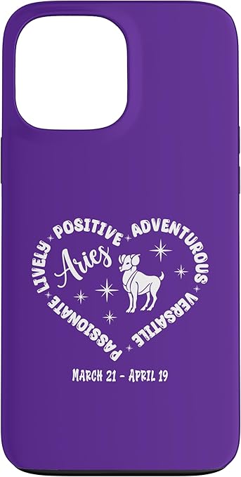 Aries Zodiac Sign Star Constellation Loves Astrology Case for iPhone 13 Pro Max - Aries Phone Case for men