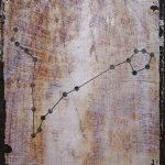 Wall Art Tin Sign Pisces the fish feb 19-mar 20 star map constellation zodiac Beige Home Decor Funny Gift 12 x 8 Inch - Pisces Home Decor for men