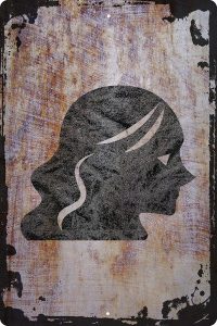 Wall Art Tin Sign Virgo the virgin symbol maiden Aug 23-Sept 22 zodiac astrology Beige Home Decor Funny Gift 12 x 8 Inch - Virgo Poster for men