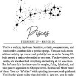 Pisces Zodiac Wall Art Print – Snarky & Funny 11x14 Unframed Astrology Poster with Constellation & Satirical Traits – Horoscope Gift for Pisces Women or Men – Emotional Empath Home Decor. - Pisces Canvas for men