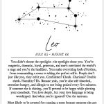 Zodiac Wall Art – Leo Constellation Print July 23–Aug 22 – 11x14 Unframed – Modern Astrology Poster for Home, Bedroom, Office or Dorm, Inspirational Horoscope Sign Artwork, Made in USA Spiritual Gift - Leo Canvas for men