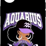 Aquarius 1966 Zodiac Queens Afro Astrology Birthday Case for iPhone 16 - Aquarius Phone Case for men