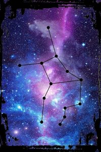 Galaxy Inspirational Tin Sign Virgo star map the virgin August 23-September 22 zodiac astrology Metal Wall Art Decor Funny Gift - Virgo Poster for men