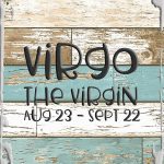 Virgo the virgin funky August 23-September 22 zodiac astrology White Wall Art Decor Funny Gift - Virgo Poster for men