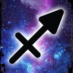 Galaxy Inspirational Wall Sign Sagittarius symbol the archer fire Nov 22-Dec 21 zodiac astrology Metal Wall Sign Decor Funny Gift - Sagittarius Home Decor for men