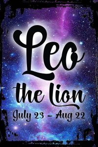 Galaxy Inspirational Wall Sign Leo The Lion Birthday Horoscope Astrology Star Sign Zodiac Metal Wall Sign Decor Funny Gift - Leo Canvas for men