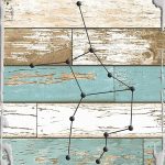 Virgo star map the virgin August 23-September 22 zodiac astrology White Wall Art Decor Funny Gift - Virgo Poster for men