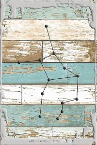 Virgo star map the virgin August 23-September 22 zodiac astrology White Wall Art Decor Funny Gift - Virgo Poster for men