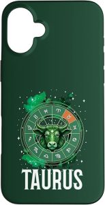 Taurus Symbol Horoscope Zodiac Symbol Stars Taurus Case for iPhone 16 Plus - Taurus Phone Case for men