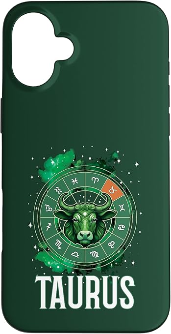 Taurus Symbol Horoscope Zodiac Symbol Stars Taurus Case for iPhone 16 Plus - Taurus Phone Case for men