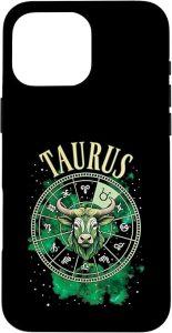 Taurus Symbol Horoscope Zodiac Symbol Taurus Case for iPhone 16 Pro Max - Taurus Phone Case for men