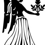 Home Comforts Virgo Astrological Sign Banner Zodiac Symbol - Vintage Art Reproduction, Wall Décor (11x17 inches) - Laminated Poster with Bright Colors and Vivid Details. - Virgo Poster for men