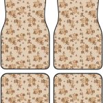 Zodiac Characters Car Floor Mats Set of 4 Universal Fit Automotive All-Weather Mats with Non-Slip Rubber Backing for SUV, Sedan, Van Car Accessories - Virgo Car Floor Mat for men