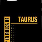 Rules Of Taurus Zodiac Birthday Horoscope Astrological Case for iPhone 15 - Taurus Phone Case for men