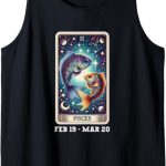 Pisces Woman Zodiac Tarot Fan Astrologers Pisces - Pisces T-Shirt for men