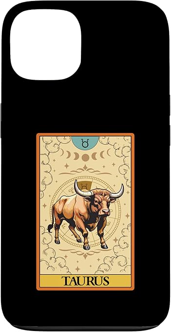 Taurus Horoscope Tarot Card Zodiac Symbol Card Taurus Case for iPhone 13 - Taurus Phone Case for men