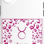 Taurus Zodiac Sign Pink Leopard Print Astrology Birth Sign Case for iPhone 16 - Taurus Phone Case for men