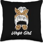 Virgo Women Bandana Virgo Birthday Zodiac Sign Virgo Girl Throw Pillow - Virgo Blanket for men