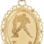 Claddagh Gold - Aquarius Necklace for men